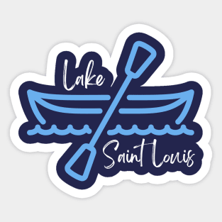 Lake Saint Louis Canoe Sticker